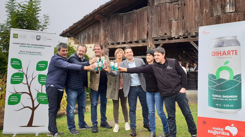 Cidre Euskal Sagardoa d'Oiharte en canette